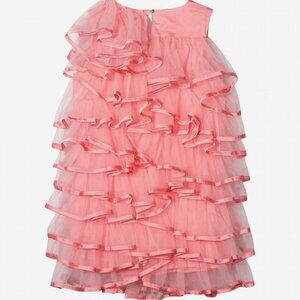 LITTLE MARC JACOBS Girls Mini Me Pink Tulle Silk Ribbon